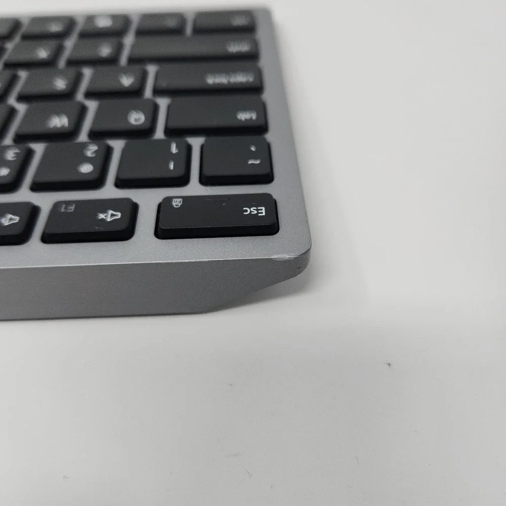 Dell KB7221WT Wireless Bluetooth Wireless Keyboard Mouse Gray Combo No Dongle
